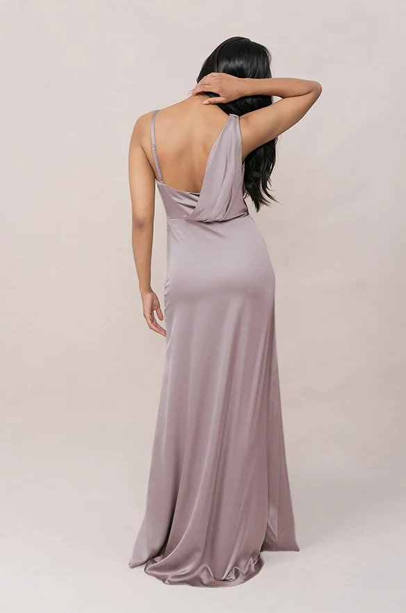 Maxine Satin Dress | Made To Order - Image 146