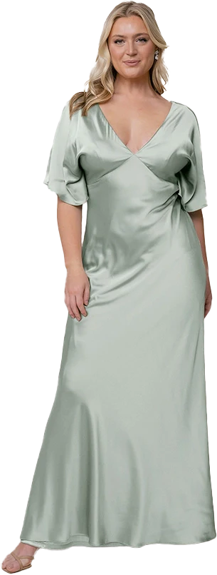 Maya Satin Dress | Made To Order - Image 100