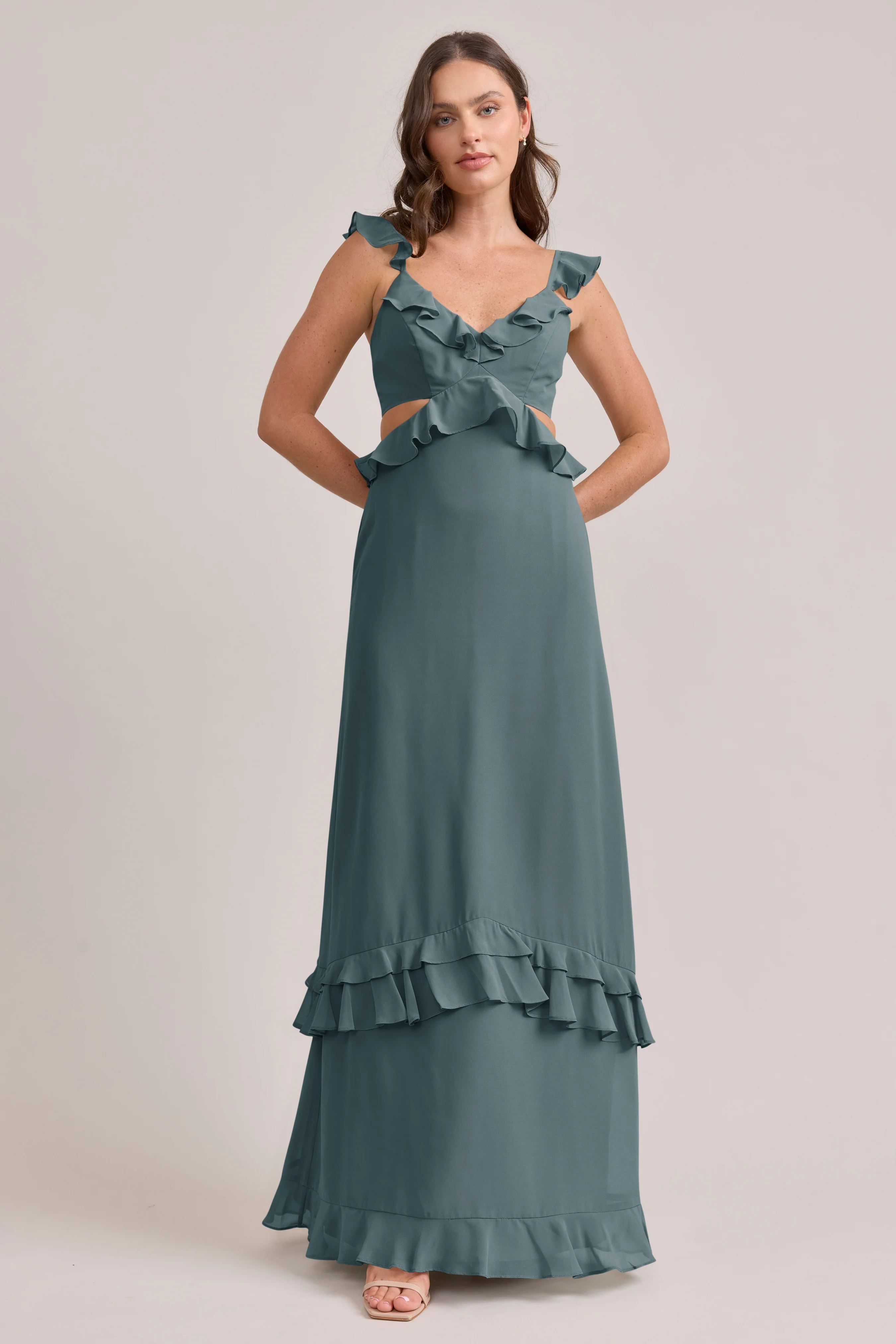 Mia Chiffon Dress | Made To Order - Image 42