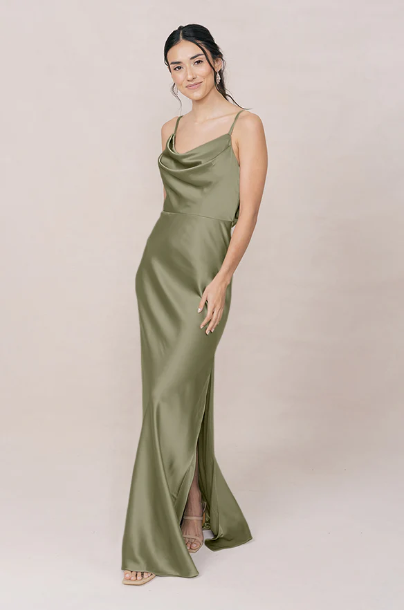Nadia Satin Dress | Made To Order - Image 120