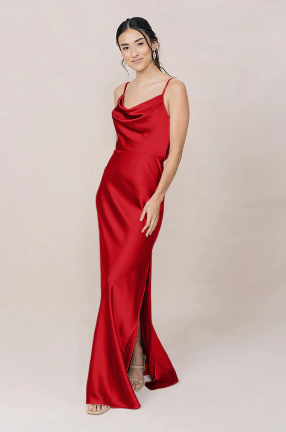 Nadia Satin Dress | Made To Order - Image 130