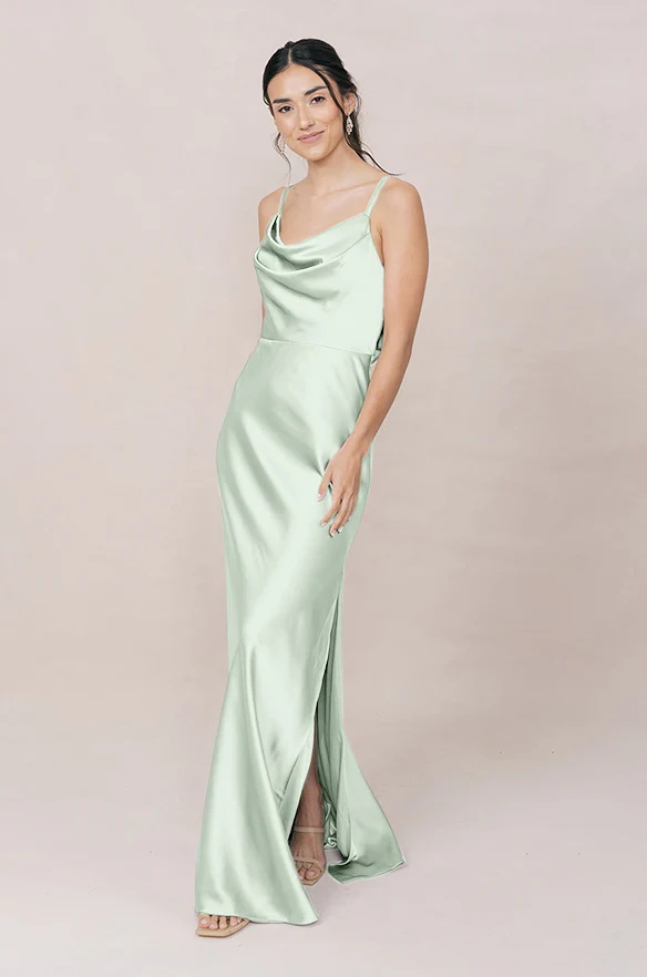 Nadia Satin Dress | Made To Order - Image 8