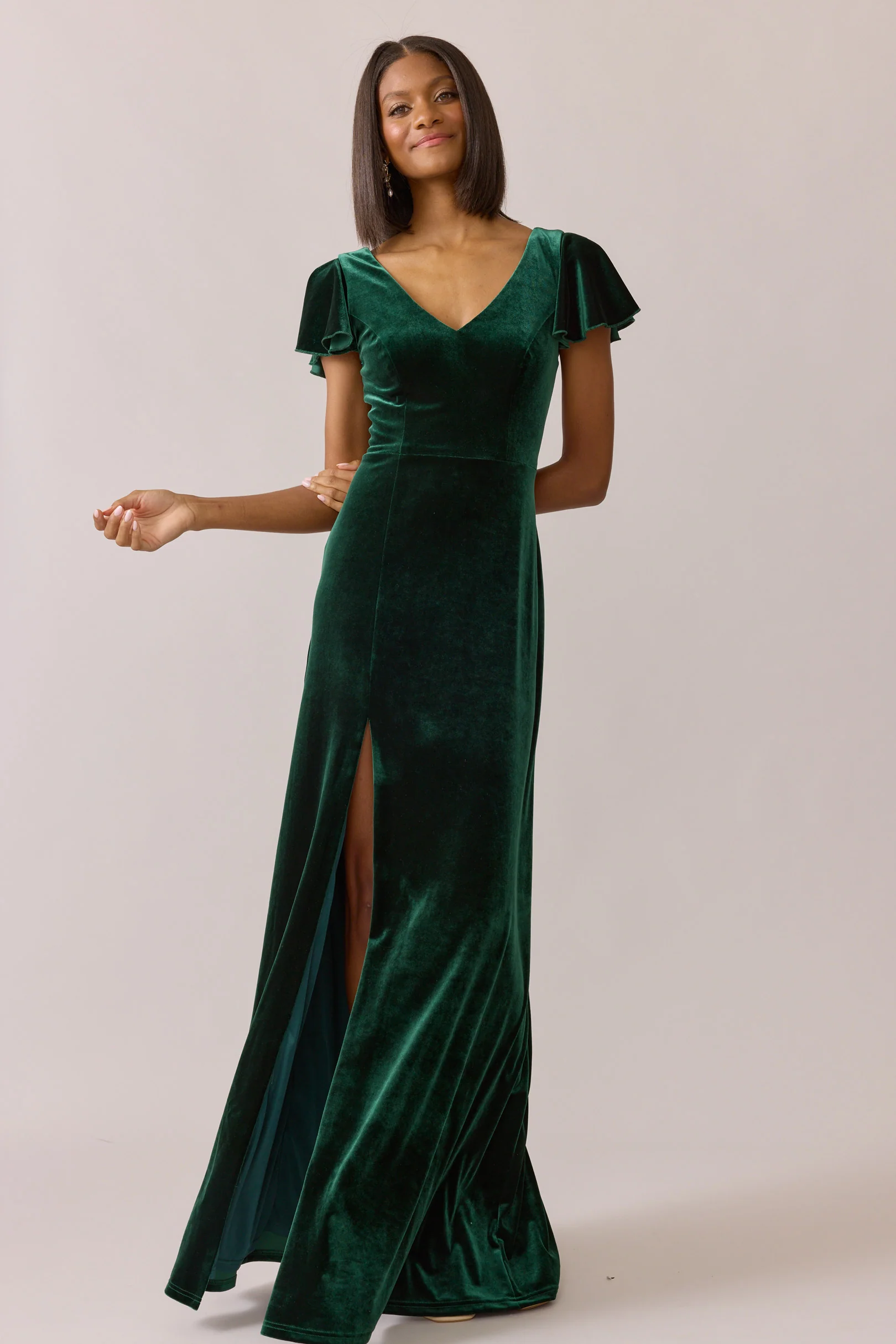 Nora Velvet Dress | Made To Order - Image 27