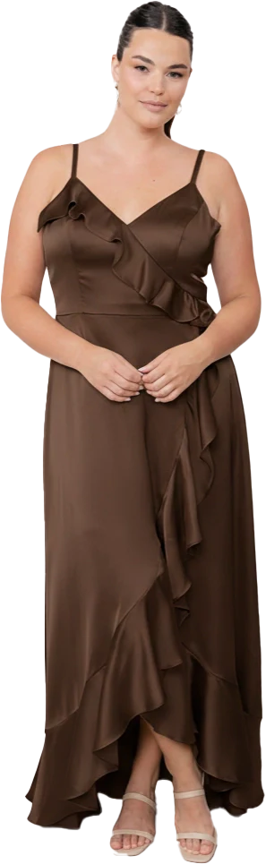 Paloma Satin Dress | Made To Order - Image 172