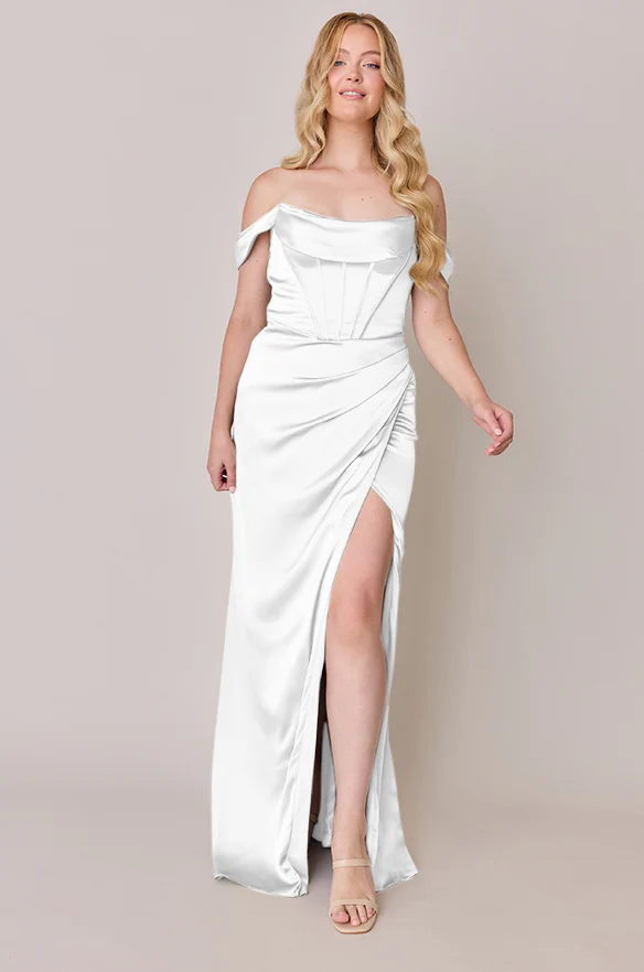 Paris Satin Dress | Made To Order - Image 110