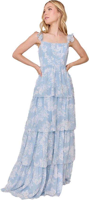Poppy Chiffon Floral Print Dress | Made To Order - Image 64