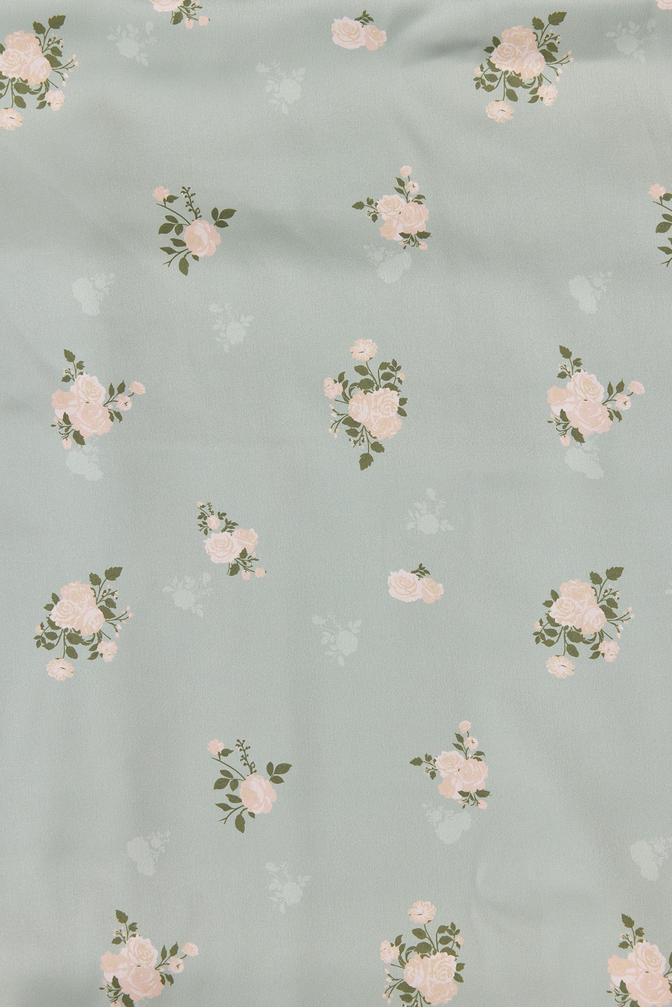 Satin Floral Print Fabric by Yard | Made To Order - Image 27
