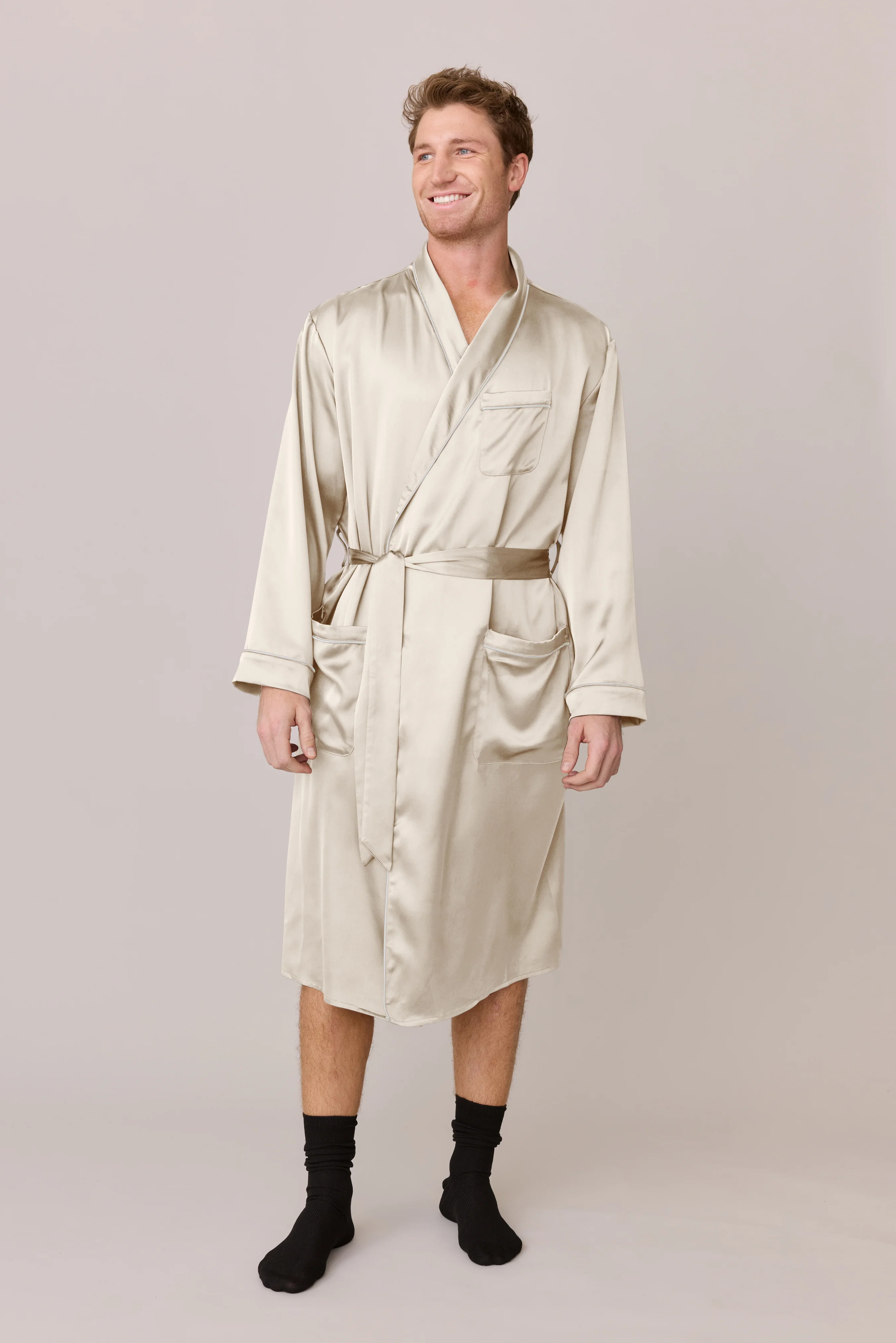 Pre-Game Satin Robe | Made To Order - Image 49