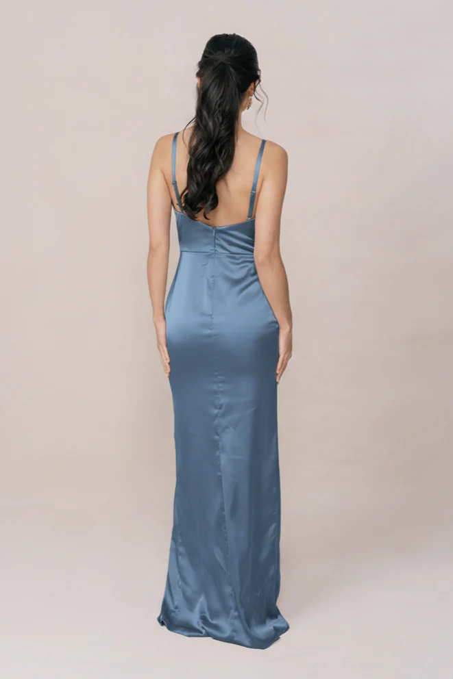Rava Satin Dress | Made To Order - Image 158