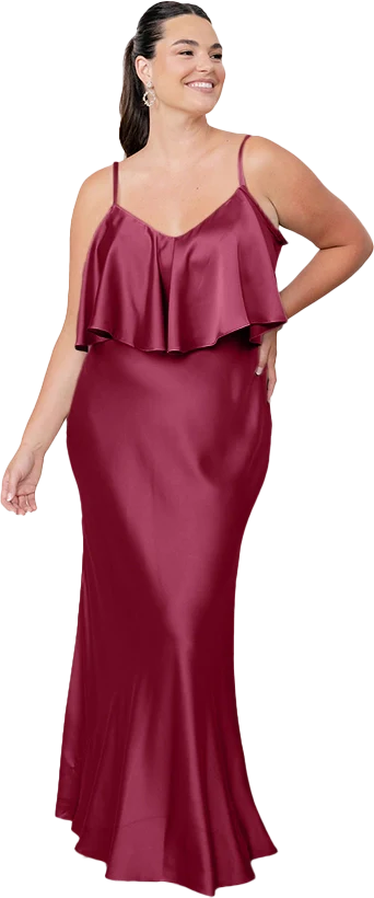 Riley Convertible Satin Dress | Made To Order - Image 10