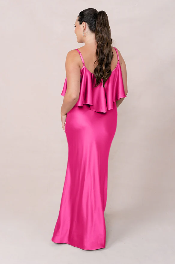 Riley Convertible Satin Dress | Made To Order - Image 110
