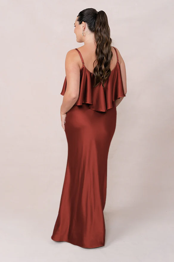 Riley Convertible Satin Dress | Made To Order - Image 150