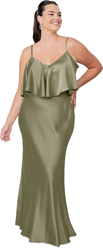 Riley Convertible Satin Dress | Made To Order - Image 37