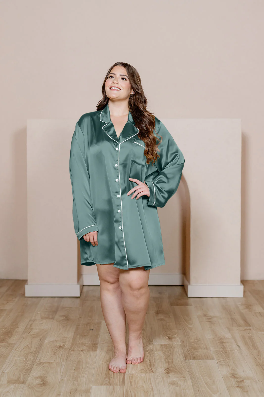 Rise n Shine Satin Sleep Dress | Made To Order - Image 49