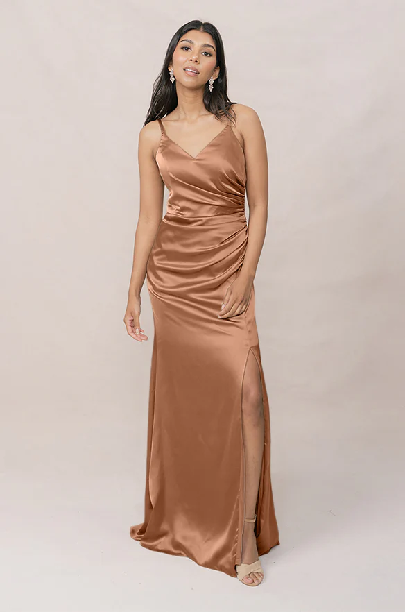 Rory Satin Dress | Made To Order - Image 154