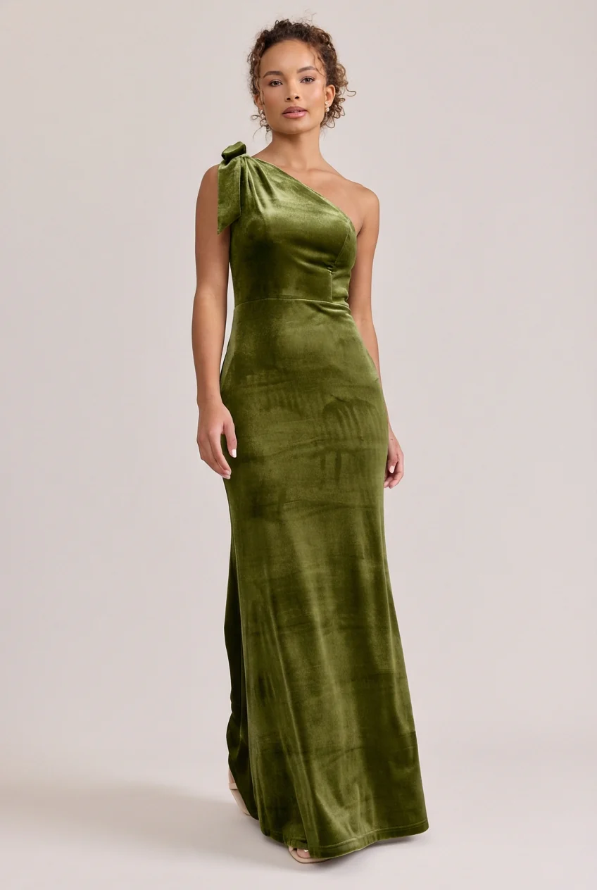 Rowan Velvet Dress | Made To Order - Image 17