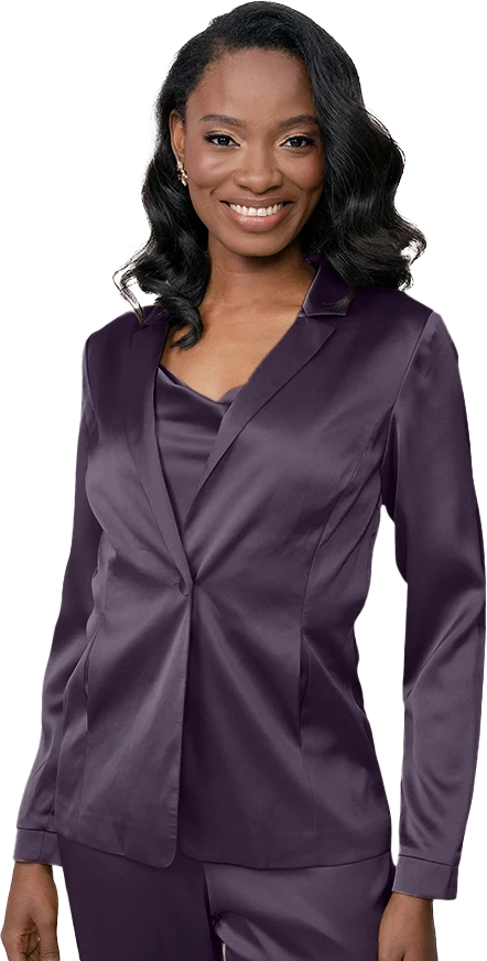 Ruby Satin Jacket | Made To Order - Image 23