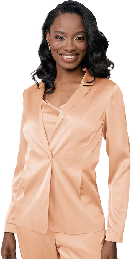 Ruby Satin Jacket | Made To Order - Image 41