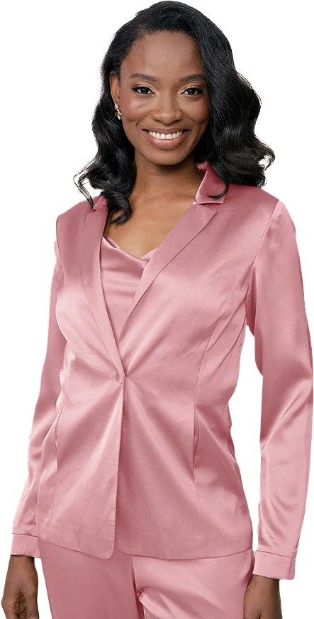 Ruby Satin Jacket | Made To Order - Image 47
