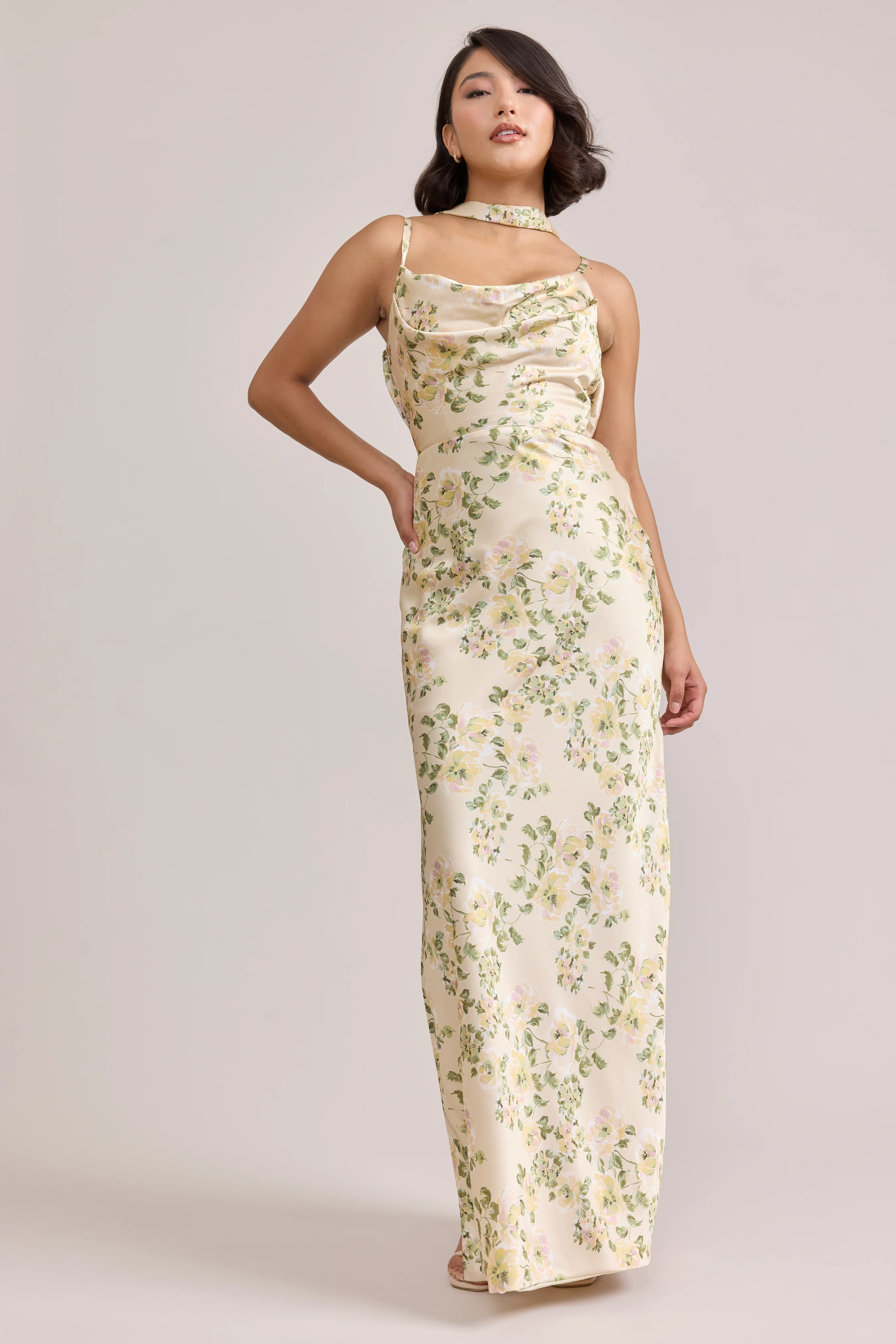 Satin Floral Print Mega Swatch | Ready To Ship - Image 62