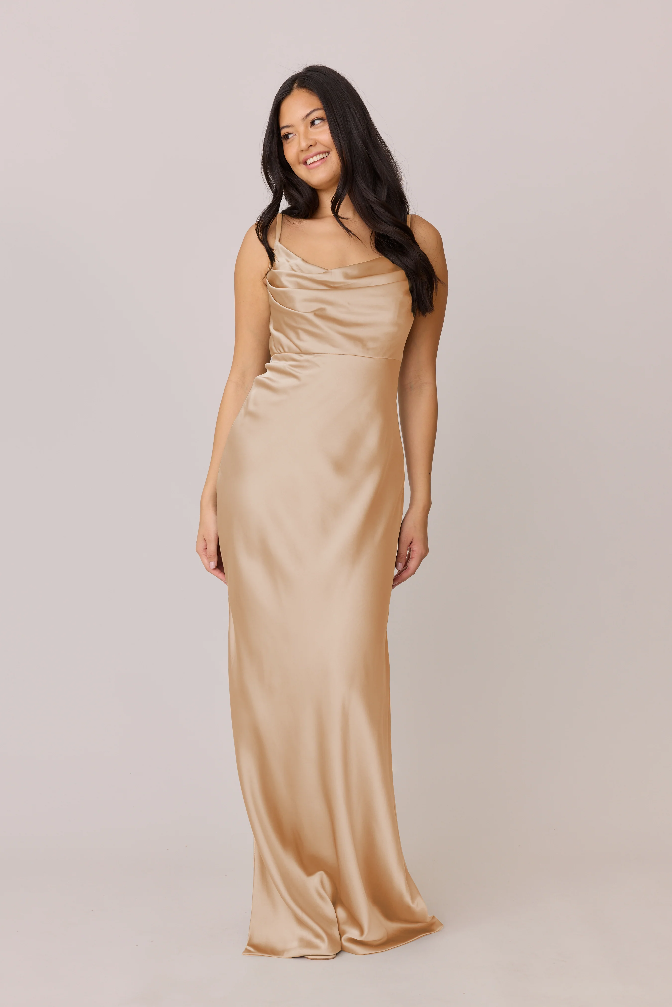 Satin Mega Swatch | Ready To Ship | Honey Beige - Image 2