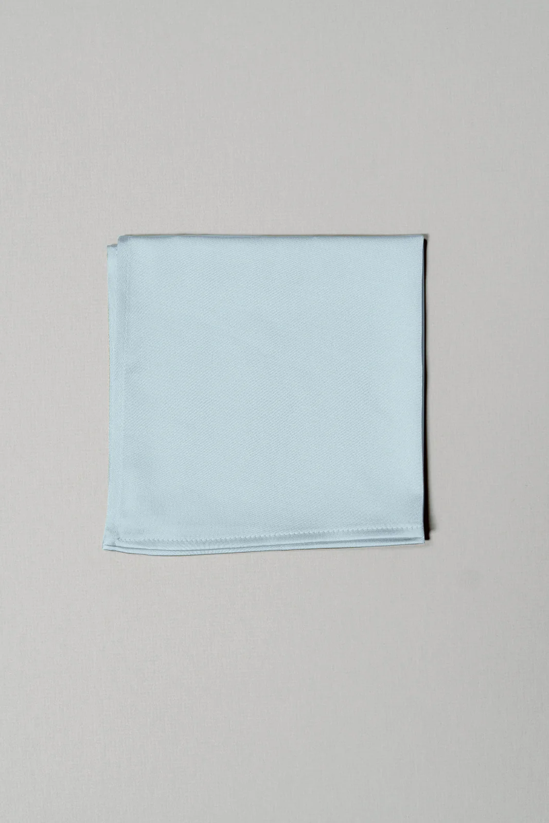 Satin Pocket Square | Ready To Ship | Sky Blue