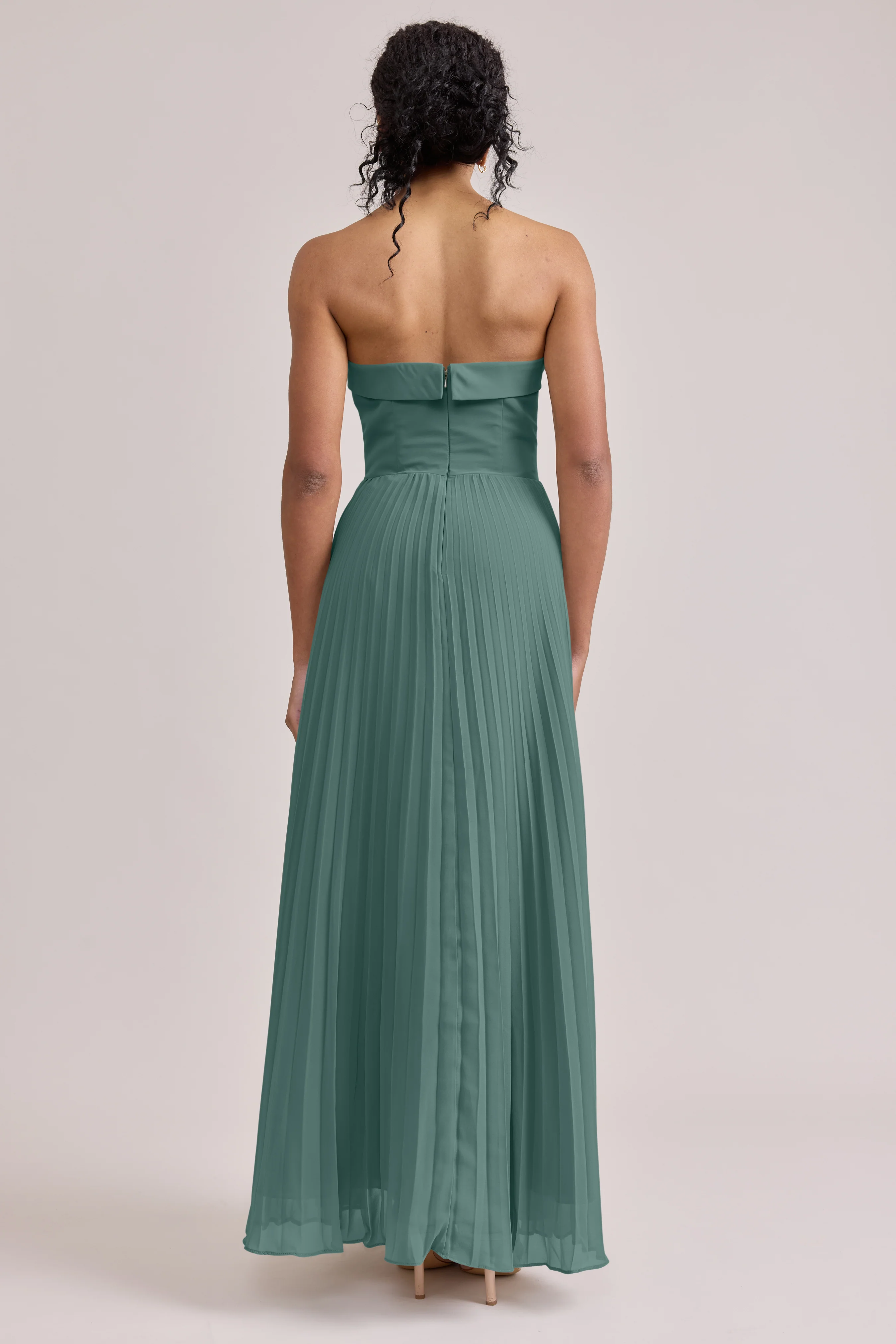 Saylor Chiffon Pleated Dress | Made To Order - Image 114