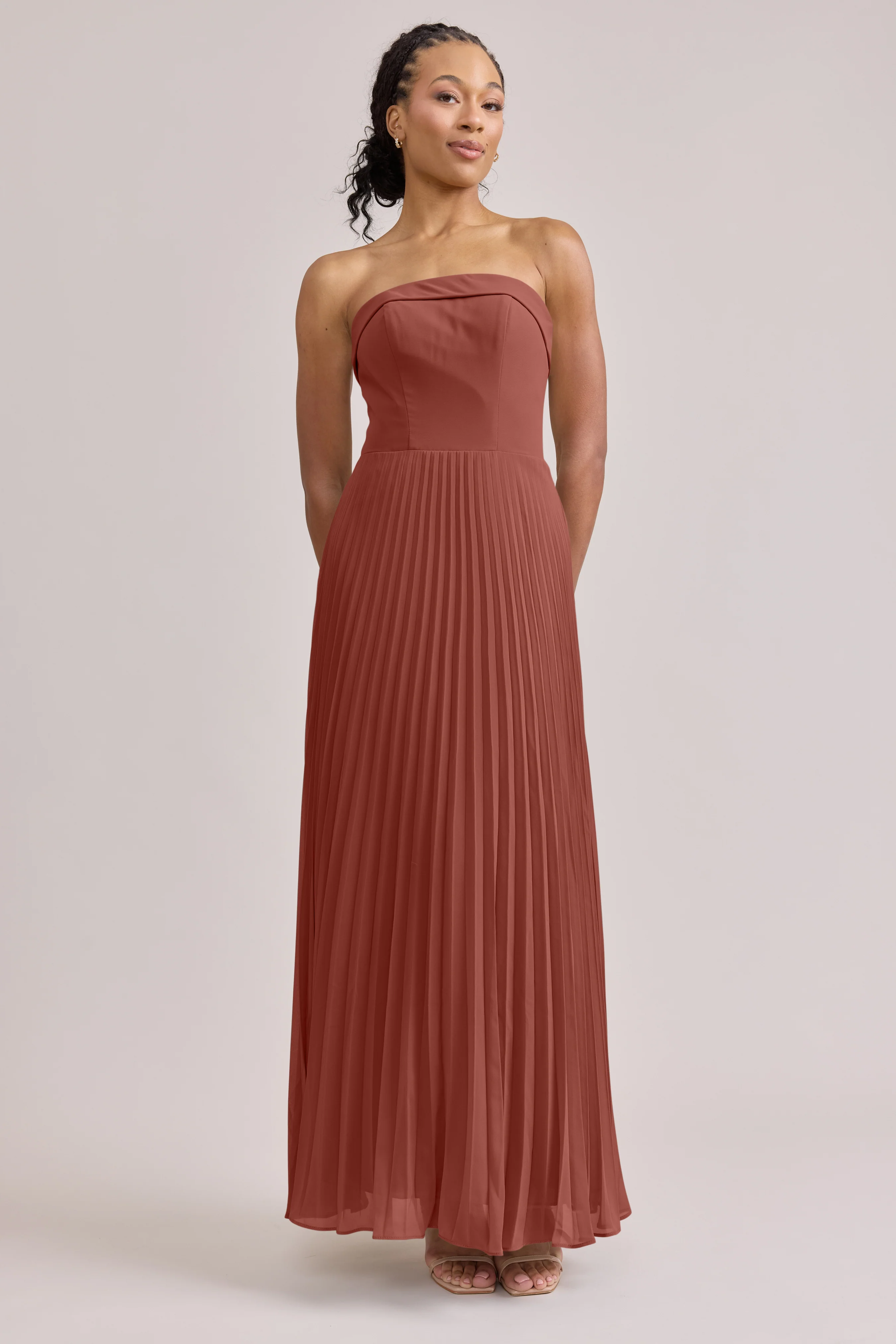 Saylor Chiffon Pleated Dress | Made To Order - Image 12