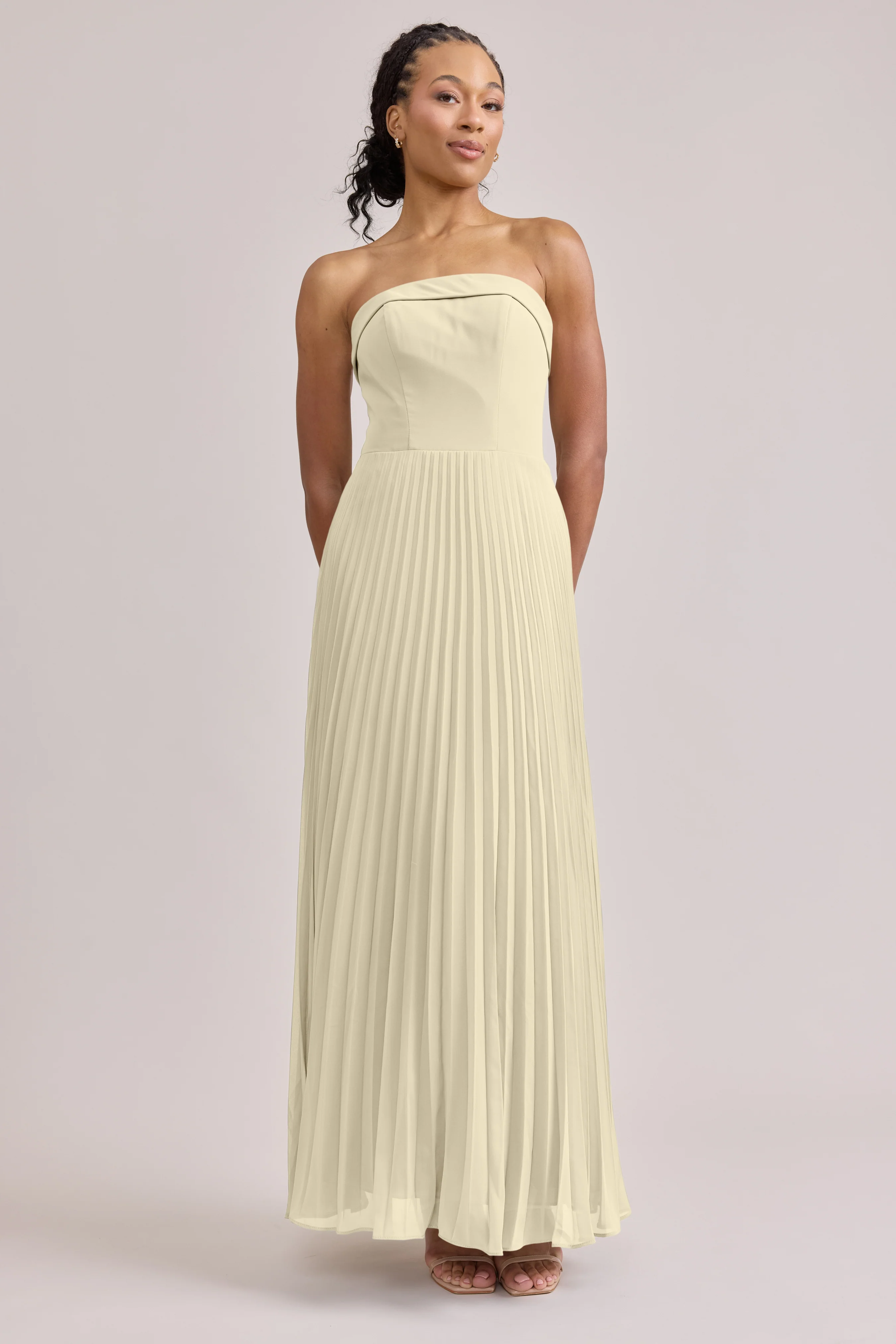 Saylor Chiffon Pleated Dress | Made To Order - Image 31