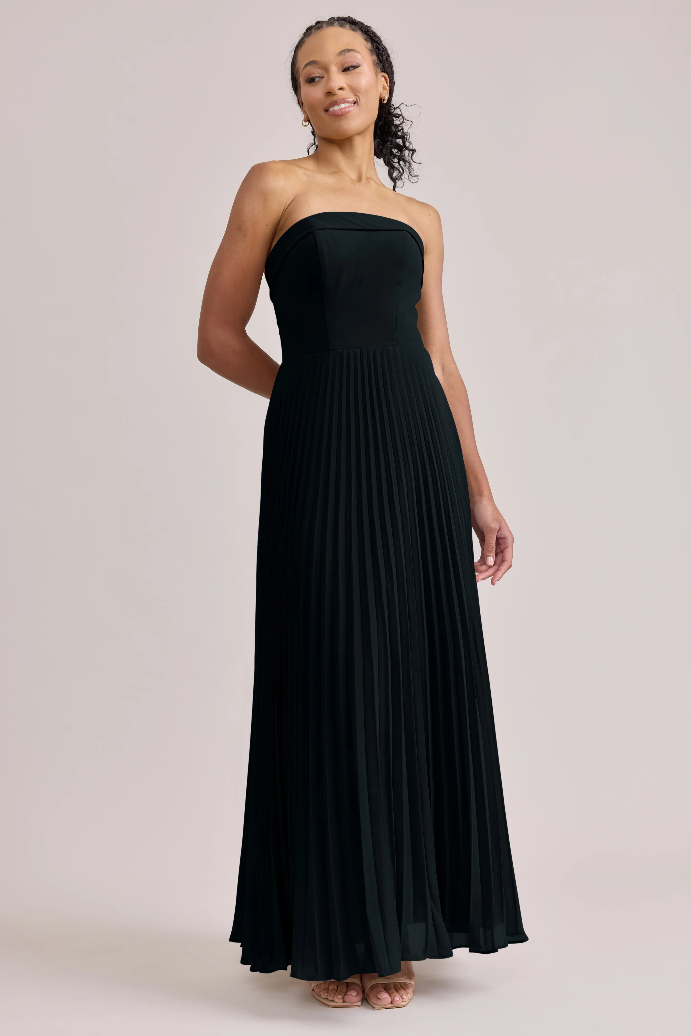 Saylor Chiffon Pleated Dress | Made To Order - Image 46