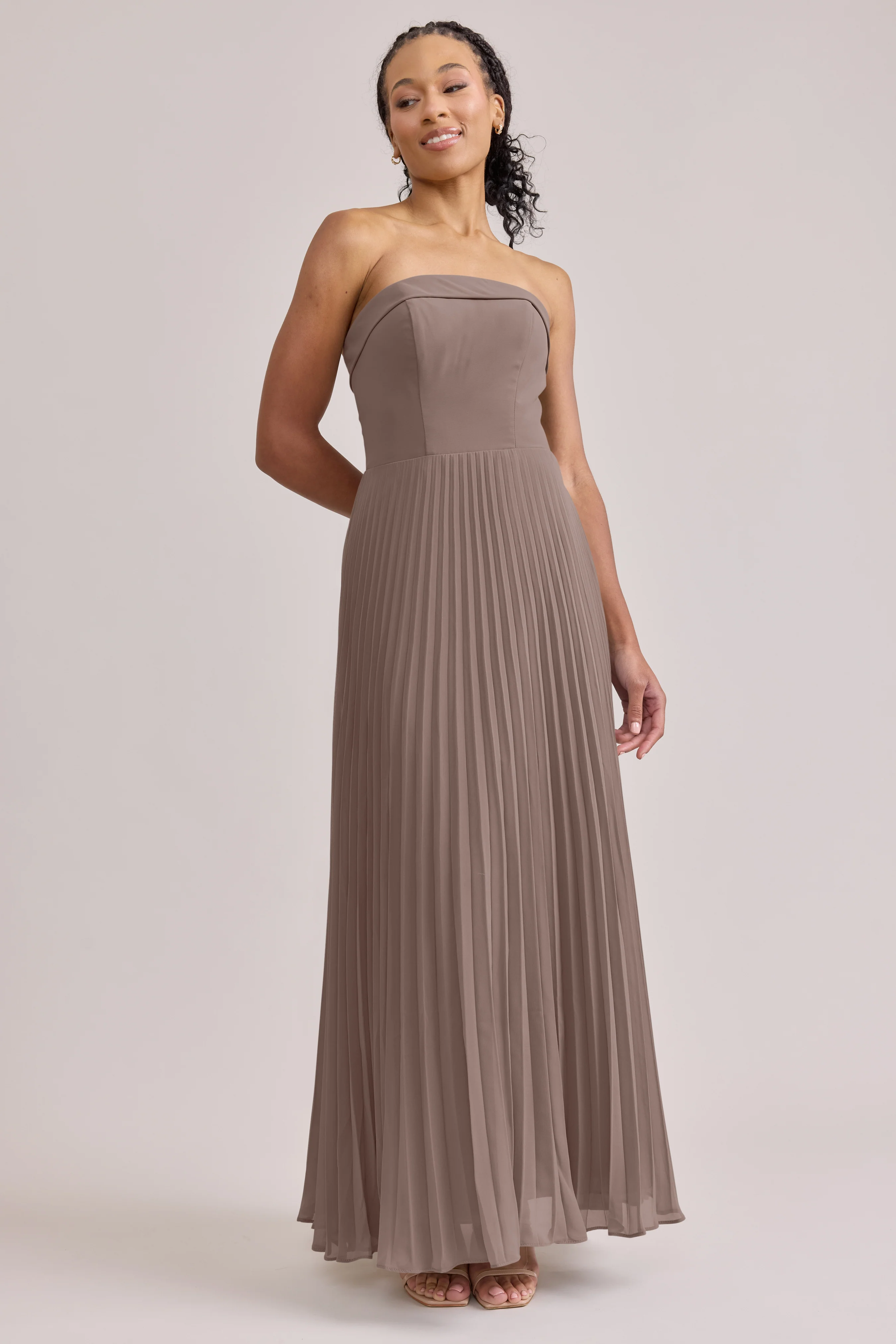 Saylor Chiffon Pleated Dress | Made To Order - Image 61