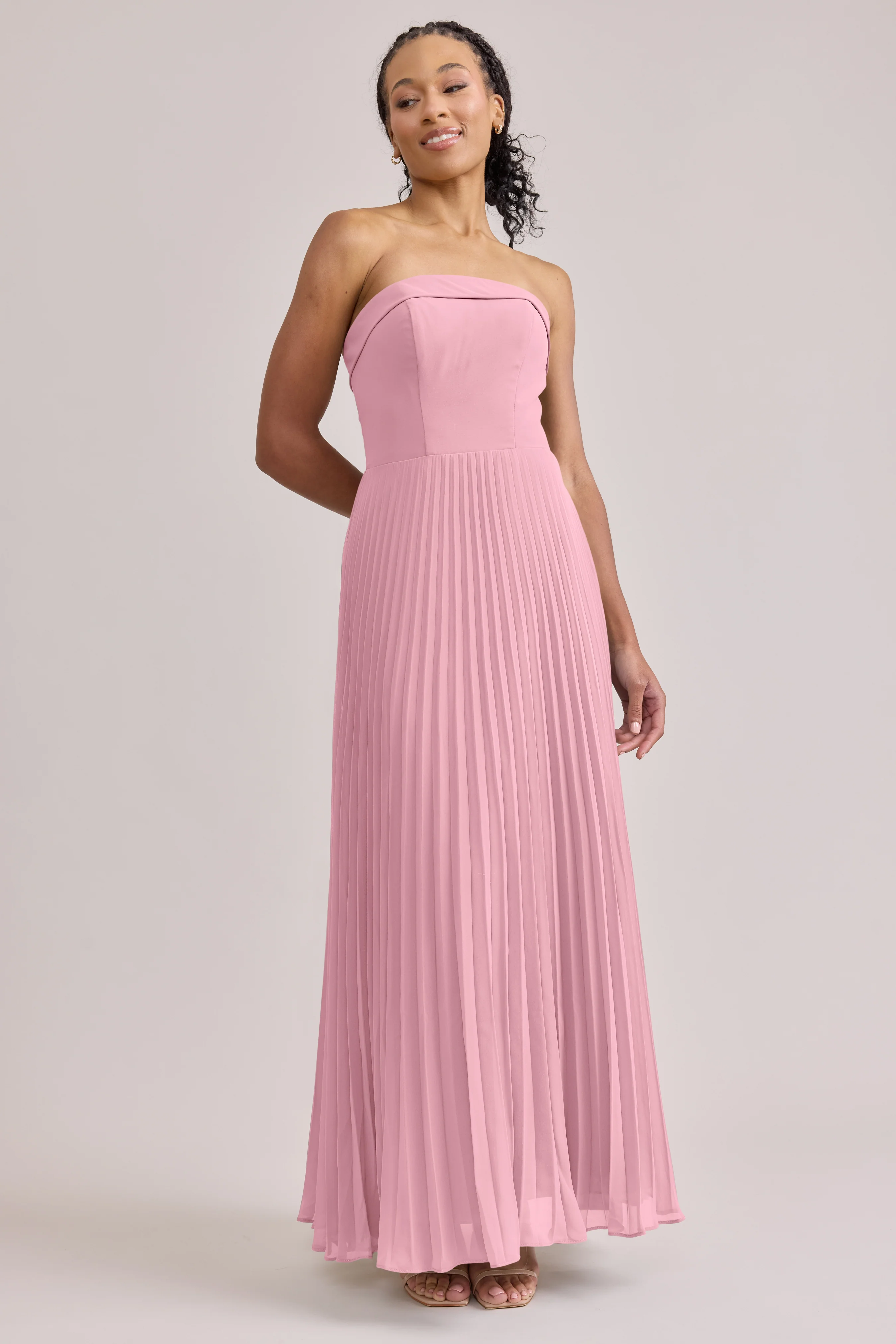 Saylor Chiffon Pleated Dress | Made To Order - Image 75