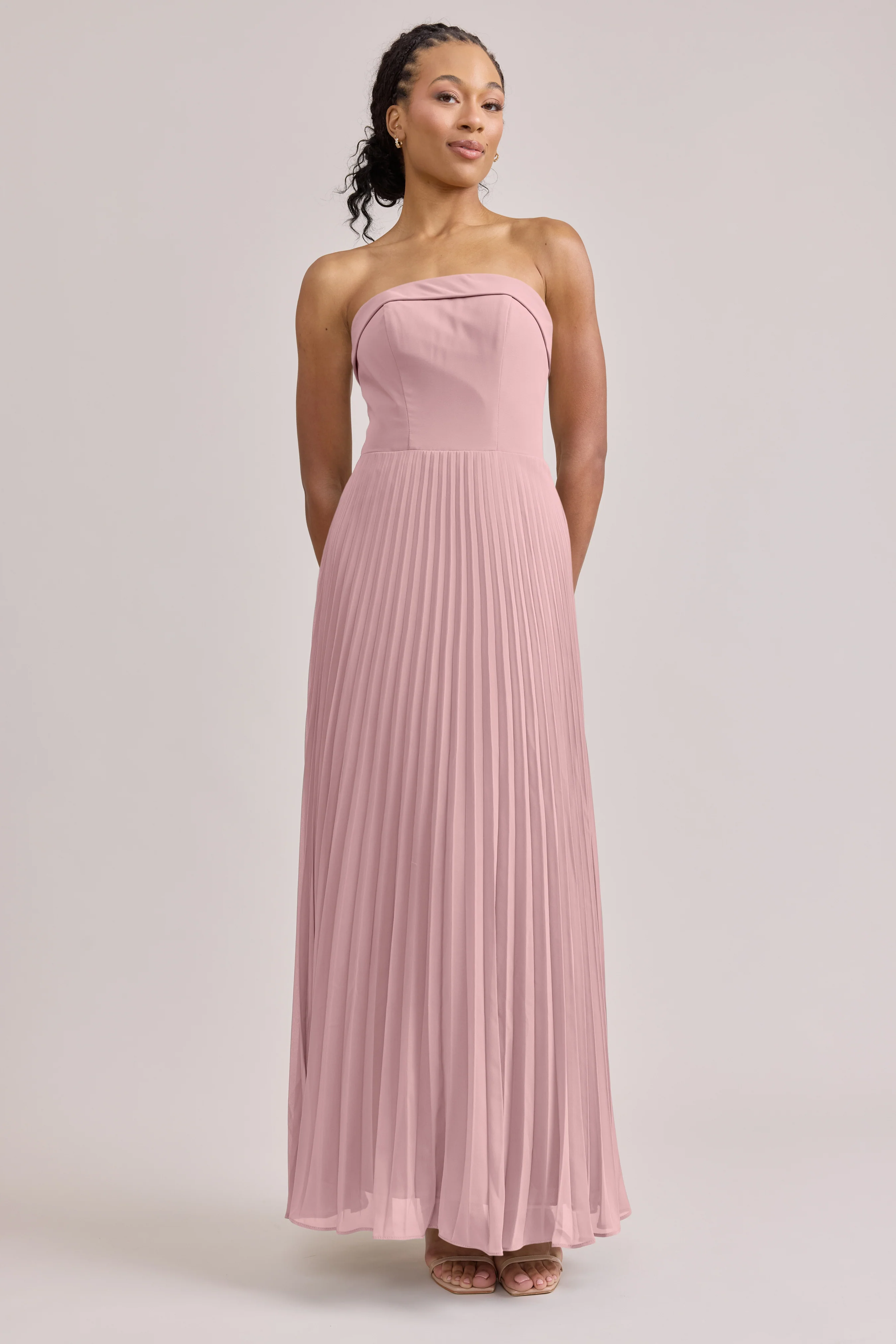 Saylor Chiffon Pleated Dress | Made To Order - Image 9