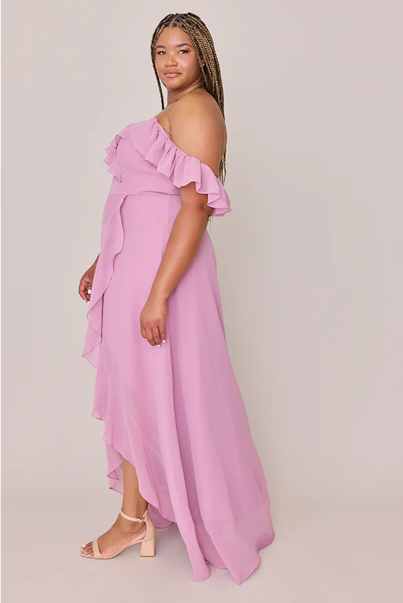Scarlet Chiffon Dress | Made To Order - Image 6