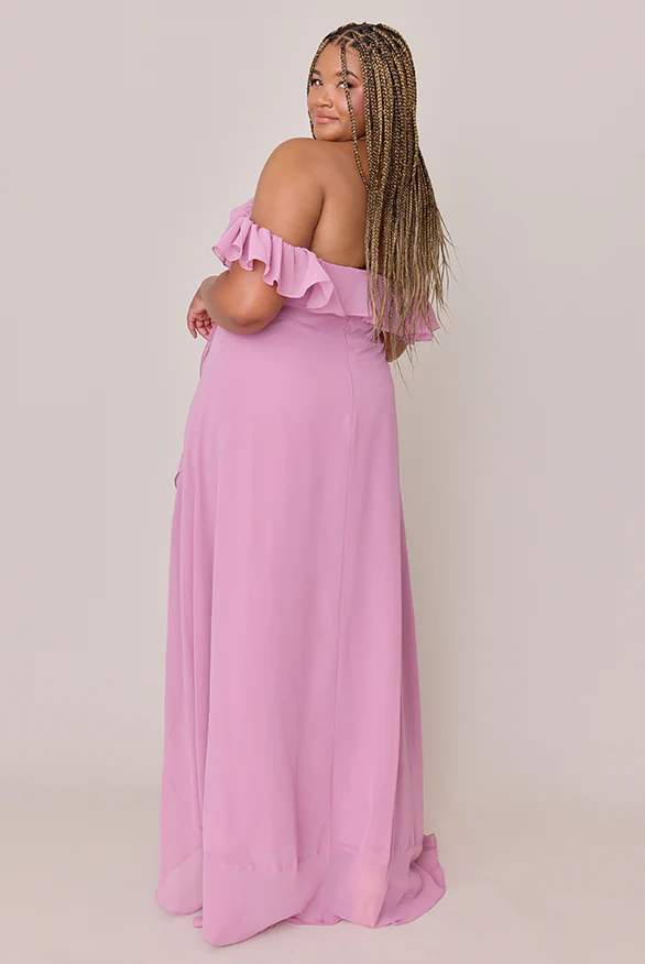 Scarlet Chiffon Dress | Made To Order - Image 7