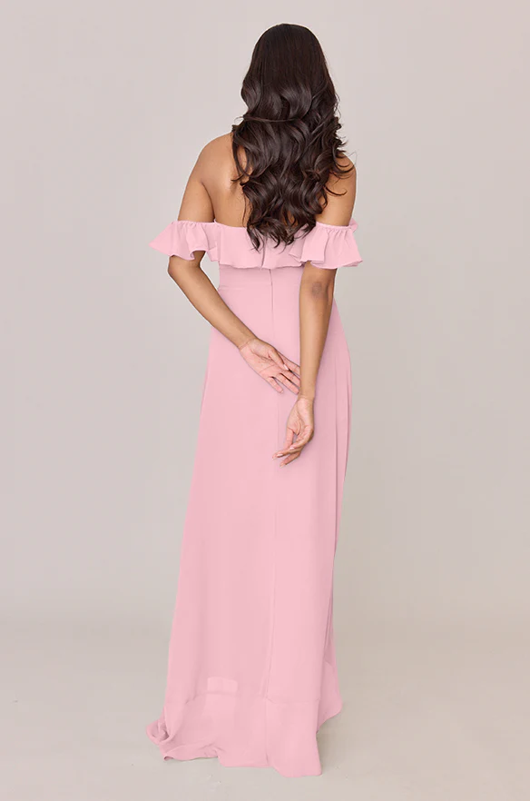 Scarlet Chiffon Dress | Made To Order - Image 75