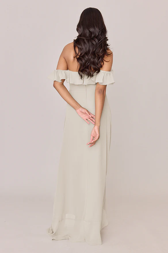 Scarlet Chiffon Dress | Made To Order - Image 85