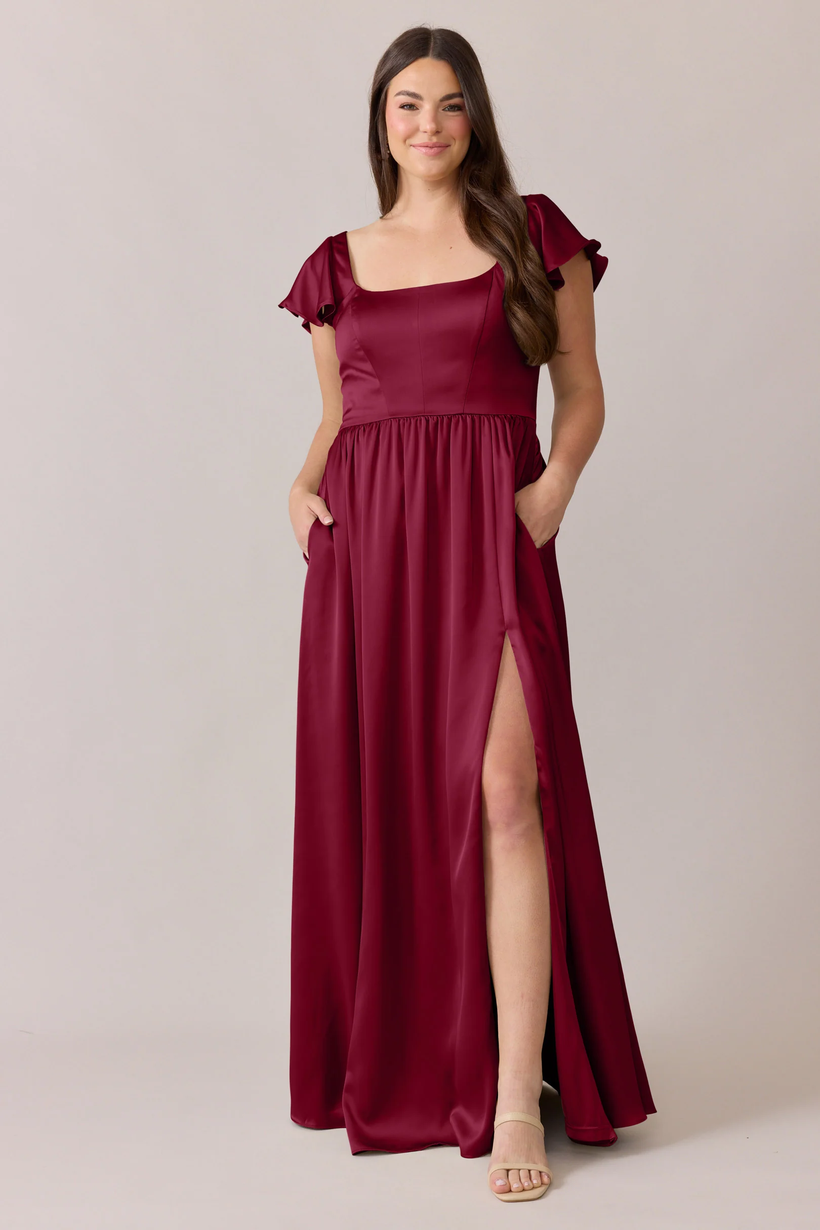 Selma Satin Dress | Made To Order - Image 43