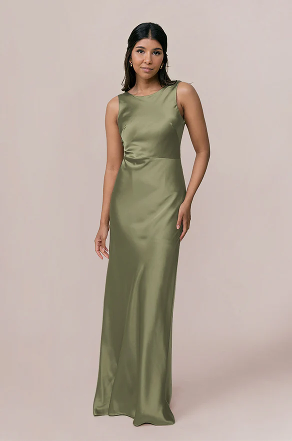 Serena Satin Dress | Made To Order - Image 54
