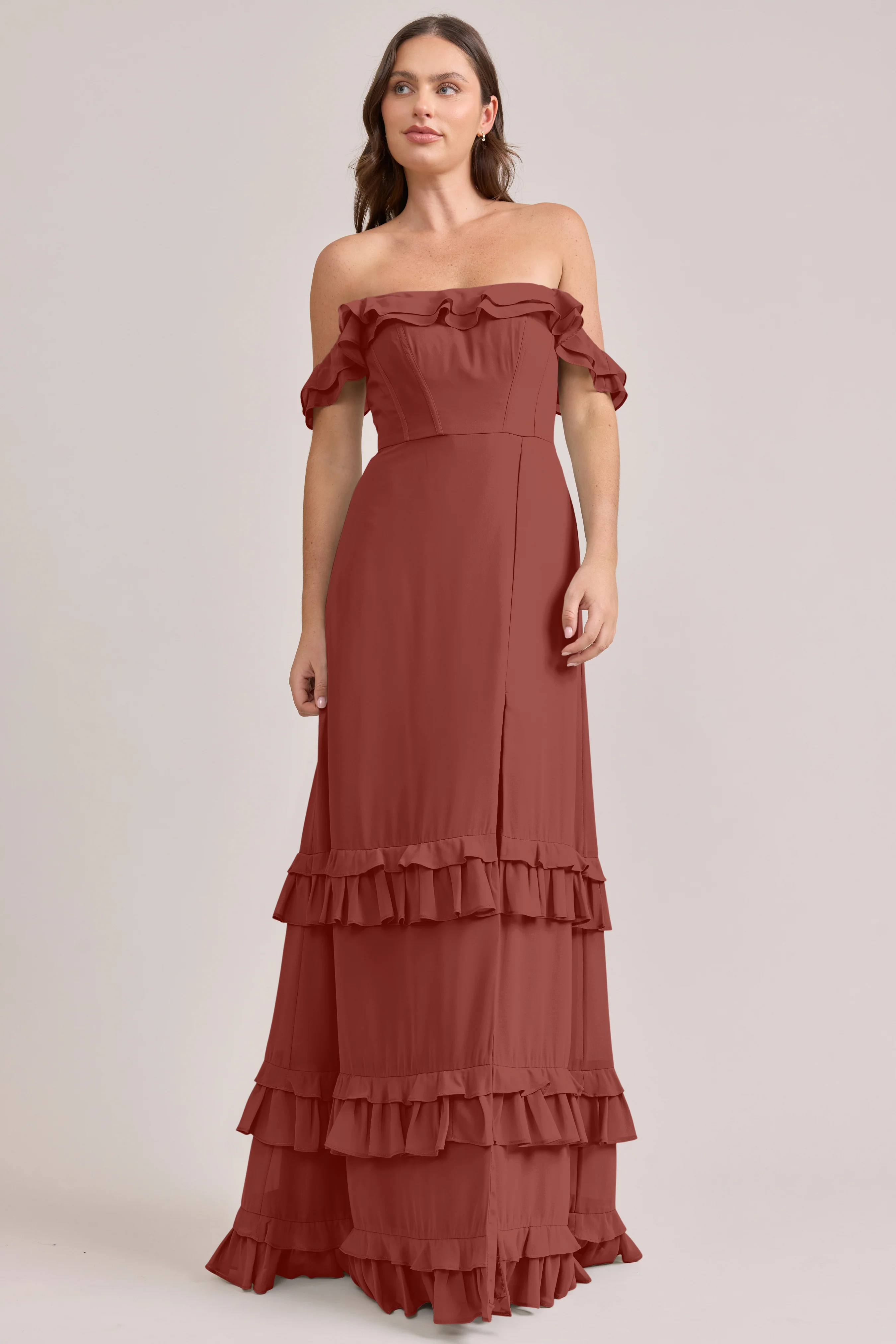 Shea Chiffon Dress | Made To Order - Image 26