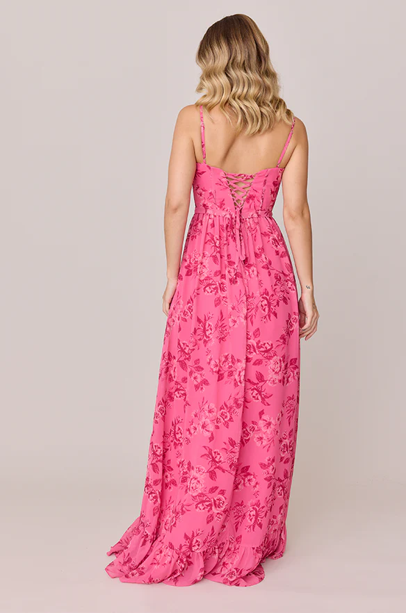 Shylah Chiffon Floral Print Dress | Made To Order - Image 17