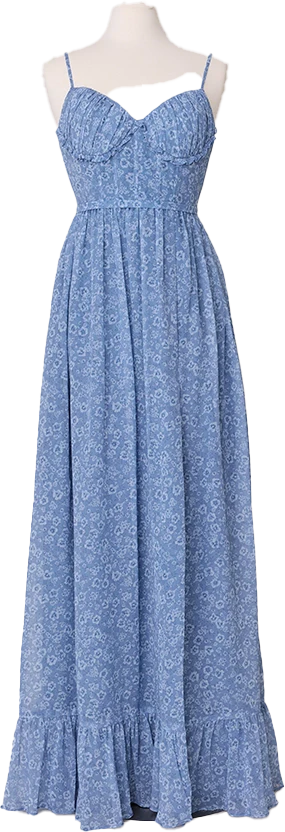 Shylah Chiffon Floral Print Dress | Made To Order - Image 39