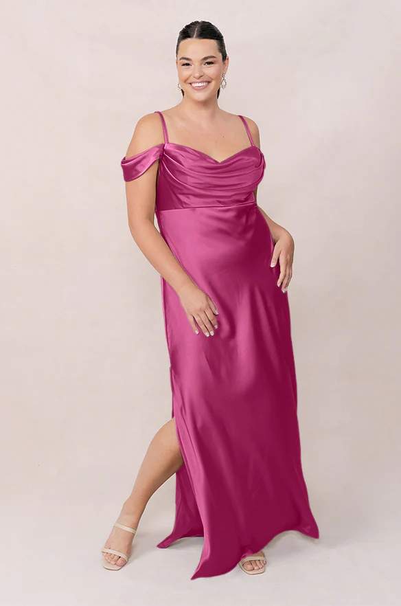 Sienna Satin Dress | Made To Order - Image 105