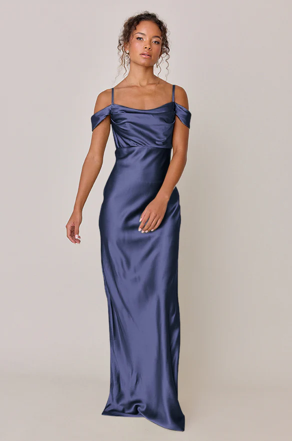 Sienna Satin Dress | Made To Order - Image 120