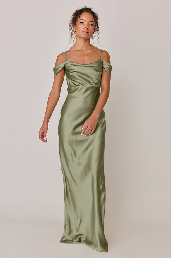 Sienna Satin Dress | Made To Order - Image 146