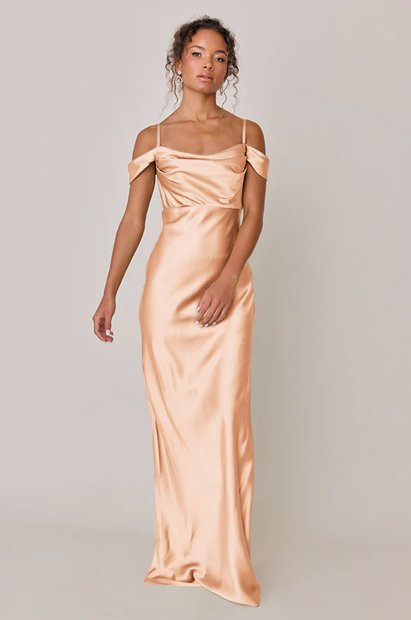 Sienna Satin Dress | Made To Order - Image 158