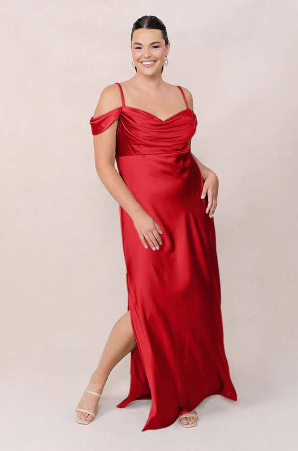 Sienna Satin Dress | Made To Order - Image 169