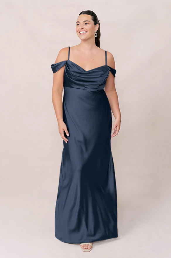 Sienna Satin Dress | Made To Order - Image 173