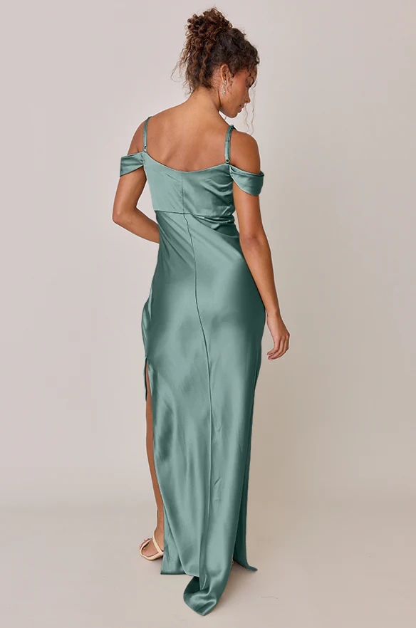 Sienna Satin Dress | Made To Order - Image 182