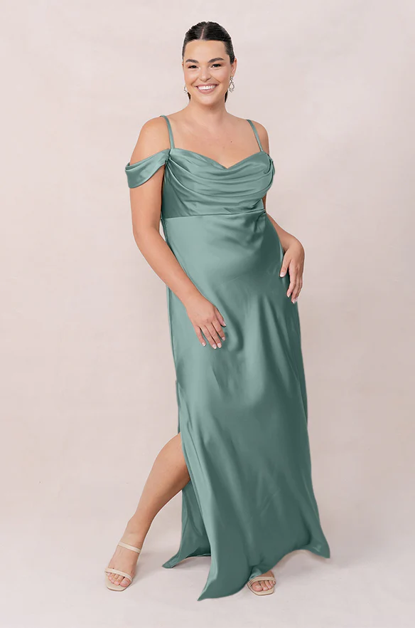 Sienna Satin Dress | Made To Order - Image 183